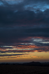 Image showing Dramatic sunset in summertime