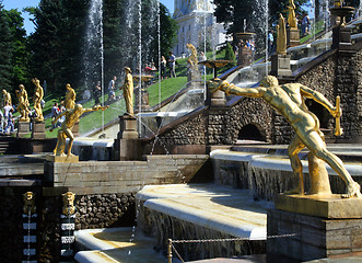 Image showing Peters Palace at Peterhof, St Petersburg, Russia.