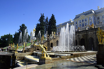 Image showing Peters Palace at Peterhof, St Petersburg, Russia.