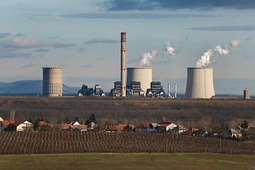 Image showing Power Plant Smoke