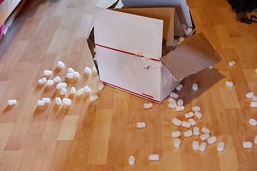 Image showing Cardboard Box Opened