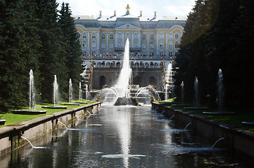 Image showing Peters Palace at Peterhof, St Petersburg, Russia.