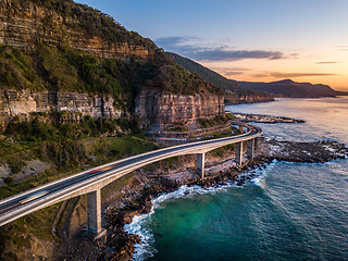 Image showing Sea Cliff Bridge Australia