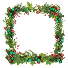 Image showing Christmas Square Wreath