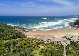 Image showing Remote beach south coast Australia