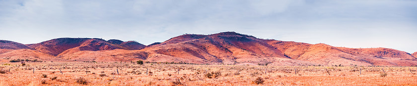 Image showing Mundi Mundi Ranges in Central Australia