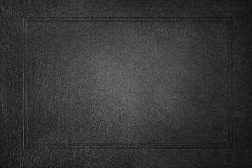 Image showing Black paper with frame background. Front book cover.