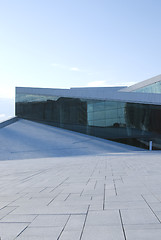 Image showing The new opera House in Oslo
