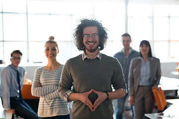 Image showing Portrait of young casual businessman