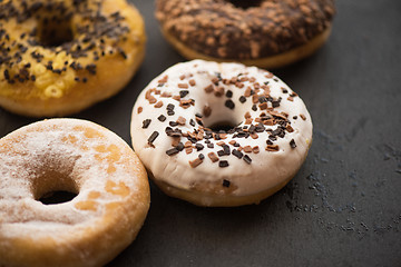 Image showing Tasty assorted donuts