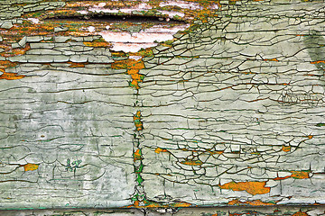 Image showing texture of cracked painted  surface