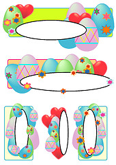 Image showing Easter Egg Tags Oval