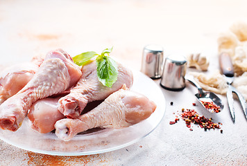 Image showing raw chicken legs