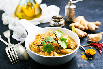 Image showing Curry of chicken