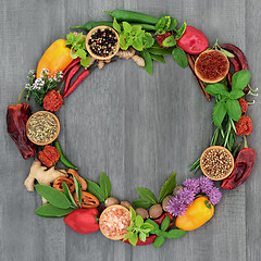 Image showing  Herb and Spice Wreath