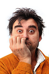 Image showing man is very surprised