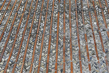 Image showing Patterned floor walkway texture
