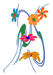 Image showing Lazy Flowers