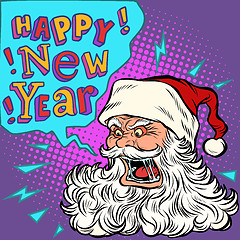 Image showing Bad Santa happy new year