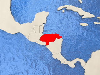 Image showing Honduras on map