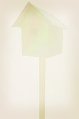 Image showing birdhouse - souvenir. 3d illustration. Vintage style