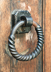 Image showing Old door knocker