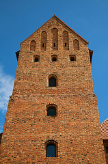 Image showing Tower of the Trakai Castle near Vilnius