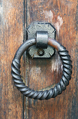 Image showing Old door knocker