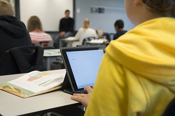 Image showing iPad in School