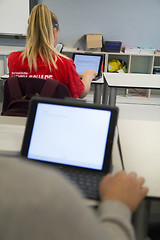 Image showing iPad in School