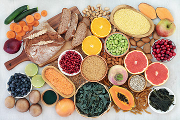 Image showing Health Food for a High Fibre Diet
