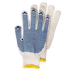 Image showing Working gloves isolated on white