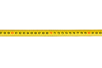 Image showing Measuring tape on white