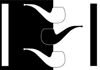 Image showing Pipe Silhouette