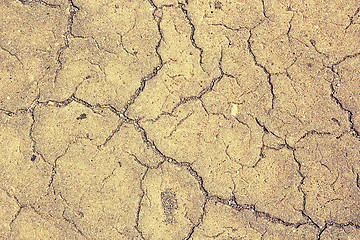 Image showing cracks on asphalt surface