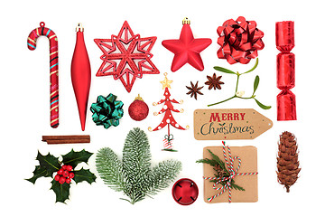 Image showing Symbols of Christmas Selection