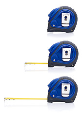 Image showing Measuring tape on white