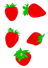 Image showing Strawberries