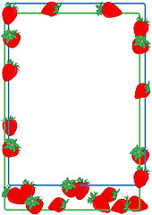 Image showing Strawberry Border