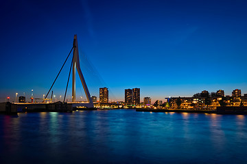 Image showing Erasmus Bridge, Rotterdam, Netherlands