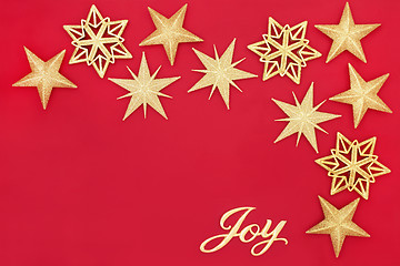 Image showing Christmas Star Bauble Background