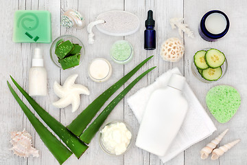 Image showing Natural Skincare Beauty Treatment 