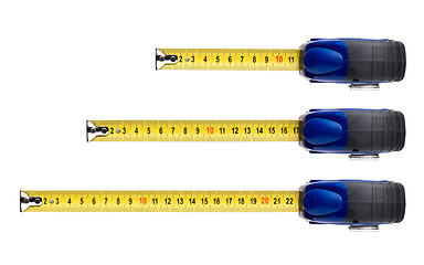 Image showing Measuring tape on white