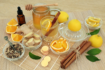 Image showing Flu and Cold Remedy Herbal Medicine