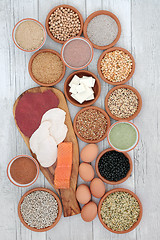 Image showing  High Protein Food Collection