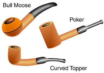 Image showing Trio of Pipes