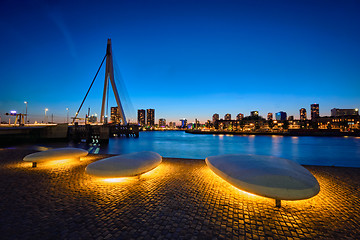 Image showing Erasmus Bridge, Rotterdam, Netherlands