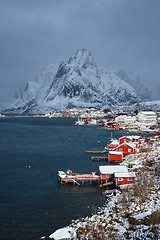 Image showing Reine fishing village, Norway