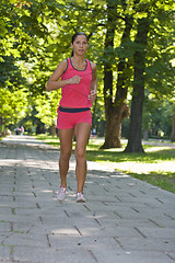 Image showing Jogging