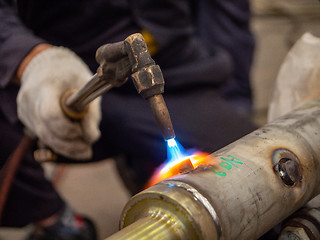 Image showing Welding flame